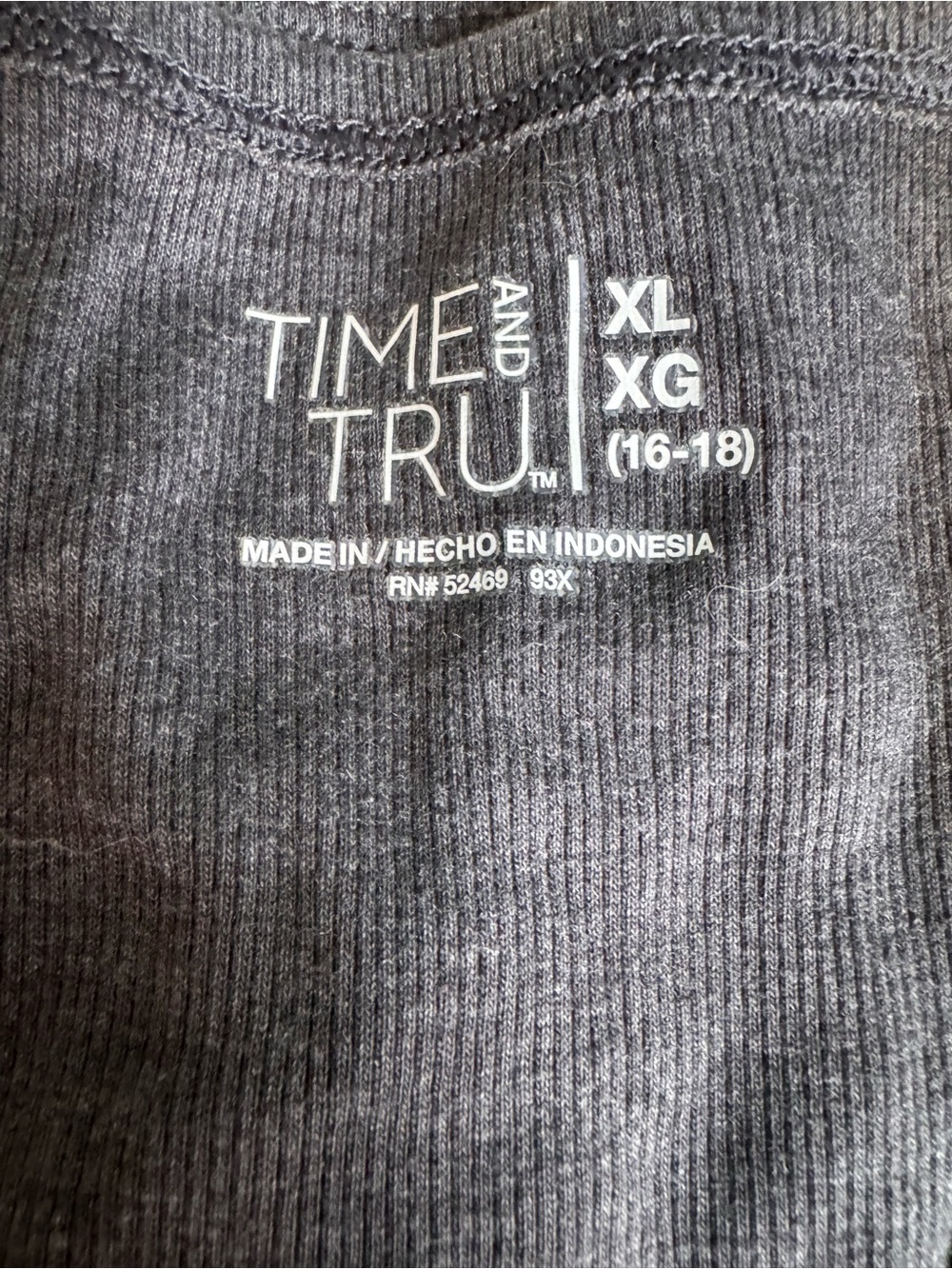 Time and Tru Short Sleeve Henley Tees - Tan & Charcoal set of 2 - Picture 7 of 7
